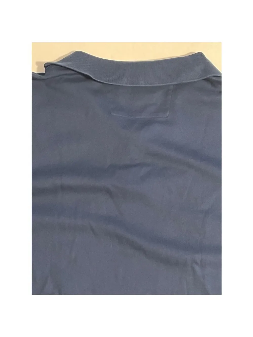 Men's Banana Republic Dress Polo Short Sleeve Shirt XL Navy Blue
